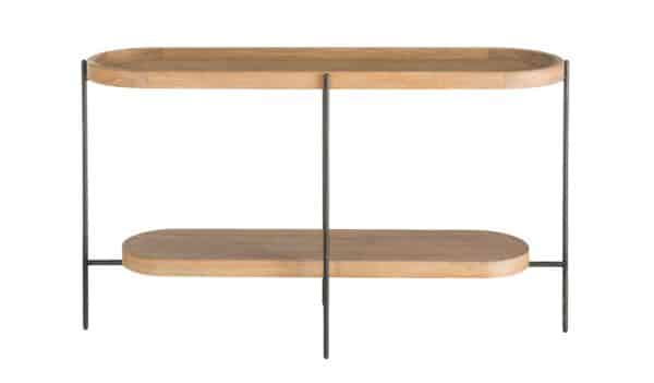 HELENE - Meuble console Helene en metal et pin massif - Signature – Image 4
