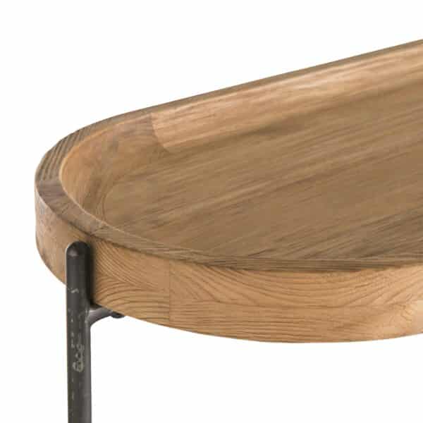 HELENE - Meuble console Helene en metal et pin massif - Signature – Image 3