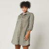Robe-chemisier Uni, Manches Longues - Blancheporte