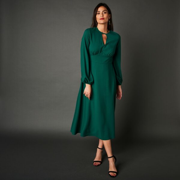 Robe Mi-longue Évasée Unie - Blancheporte – Image 2