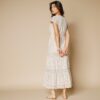 Robe longue dentelle macramé - 42 - Beige - Lora Zellini – Image 2