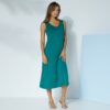 Robe Longue Unie Sans Manches - Blancheporte