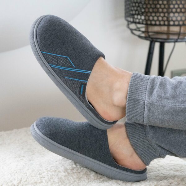 Isotoner - Chaussons mules Homme BLOUP Gris sport