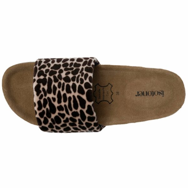 Isotoner - Chaussons mules Femme Girafe