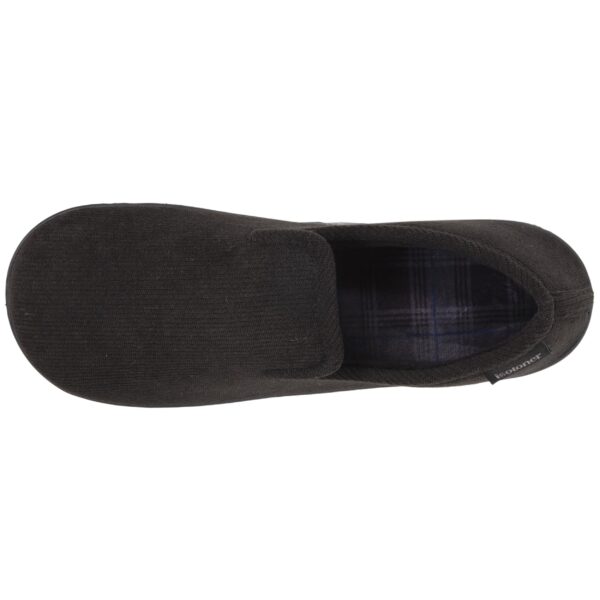 Isotoner - Chaussons charentaises Homme ergonomiques Noir