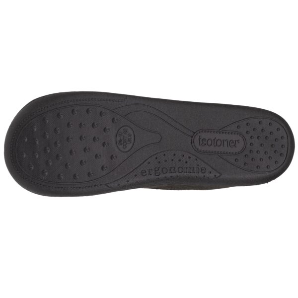 Isotoner - Chaussons charentaises Homme ergonomiques Noir – Image 3