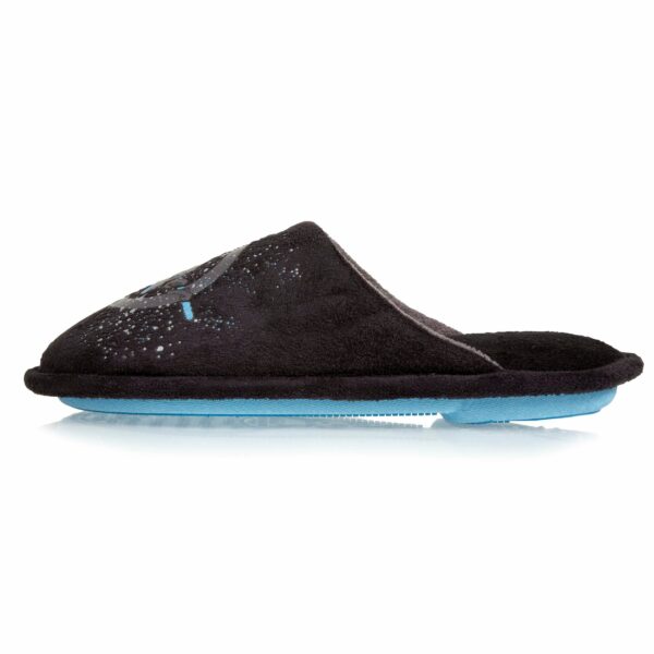 Isotoner - Chaussons mules Plates junior Noir – Image 2