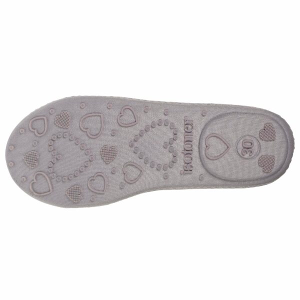 Isotoner - Chaussons ballerines Enfant Gris Nuage – Image 3
