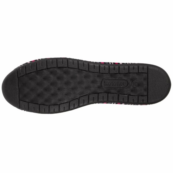 Isotoner - Chaussons ballerines Femme Nœud Rayures – Image 3