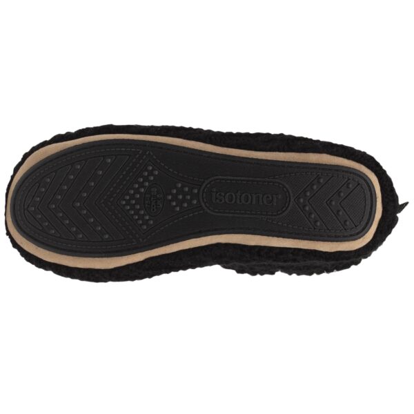 Isotoner - Chaussons bottillons Tricot Nœud Noir – Image 3