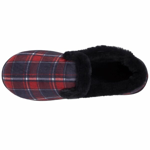 Isotoner - Chaussons charentaises fourrées Femme Tartan