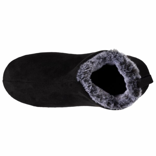 Isotoner - Chaussons bottillons bas Femme Noir