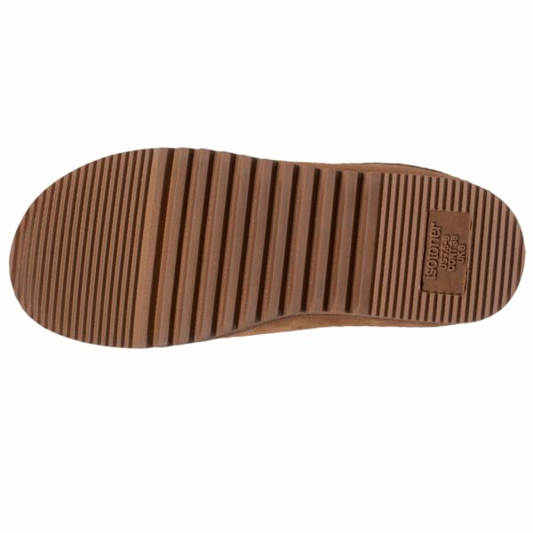 Isotoner - Chaussons bottillons bas cuir Femme Camel – Image 3