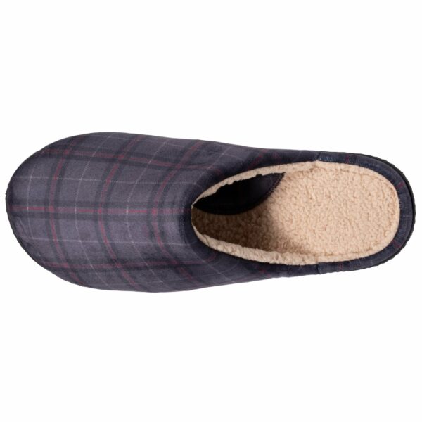 Isotoner - Chaussons mules ergo Homme Tartan – Image 2