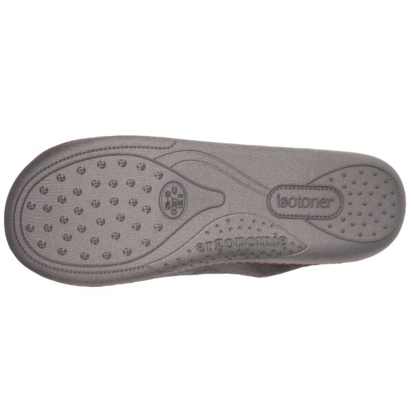 Isotoner - Chaussons mules Homme Grises – Image 3