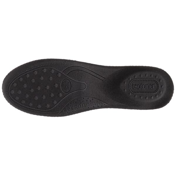 Isotoner - Chaussons ballerines talon Femme  Noir Pois – Image 3