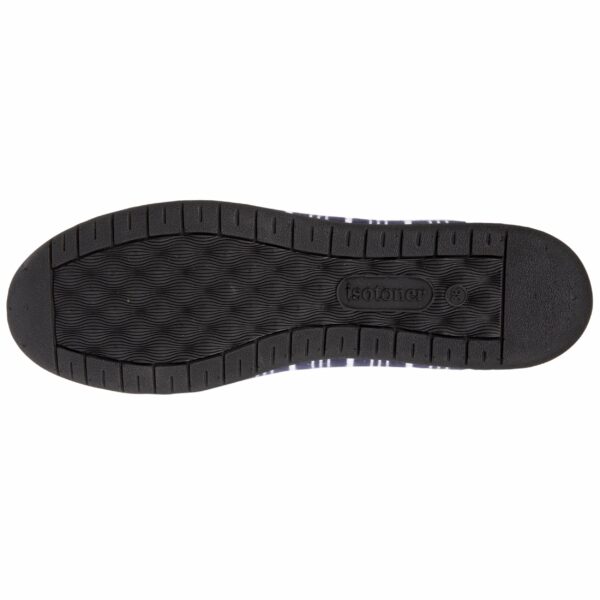 Isotoner - Chaussons ballerines Femme Rayures marine – Image 3
