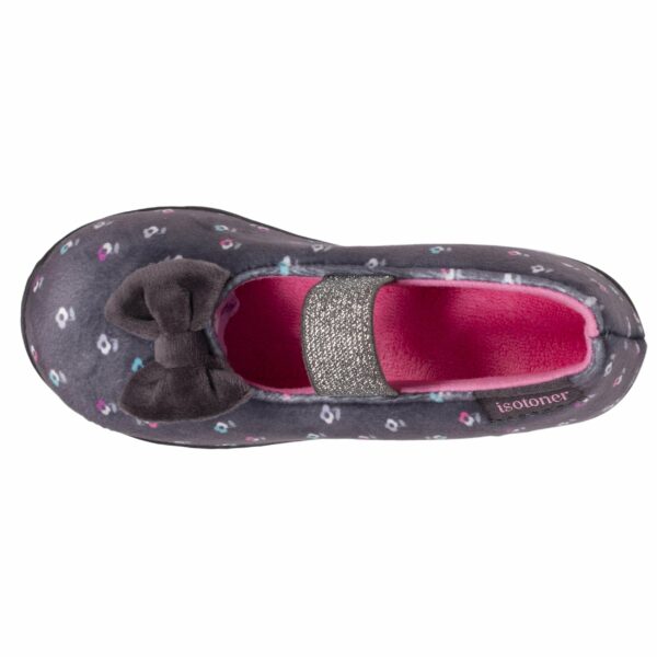 Isotoner - Chaussons ballerines Enfant Fleurs