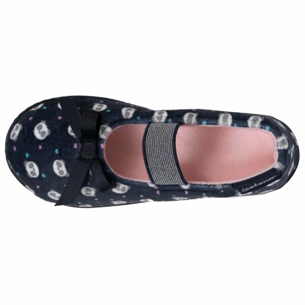 Isotoner - Chaussons ballerines Enfant Marine panda