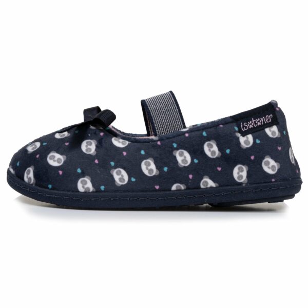 Isotoner - Chaussons ballerines Enfant Marine panda – Image 2