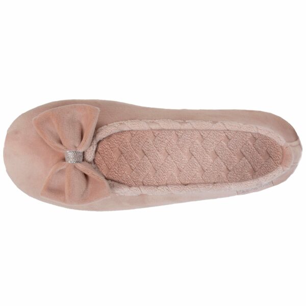 Isotoner - Chaussons ballerines Femme Blush