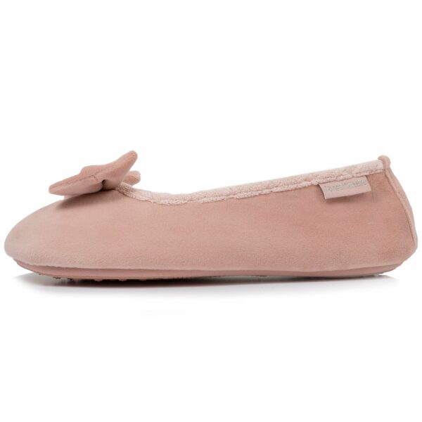 Isotoner - Chaussons ballerines Femme Blush – Image 2