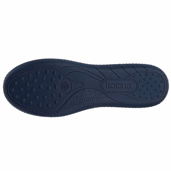 Isotoner - Chaussons ballerines Femme liberty fleur bleu – Image 3