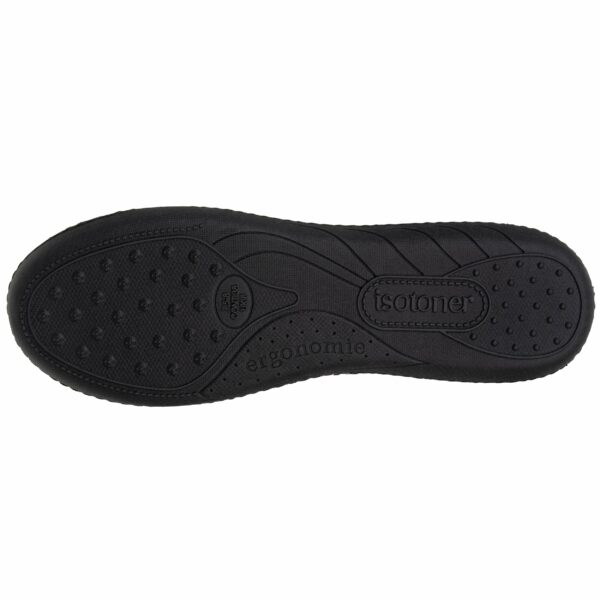 Isotoner - Chaussons ballerines Femme Rayures Roses – Image 3