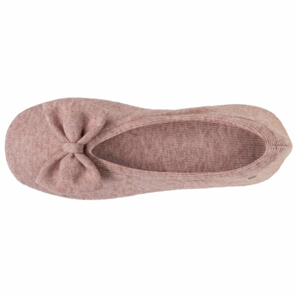 Isotoner - Chaussons ballerines Femme Rose chiné