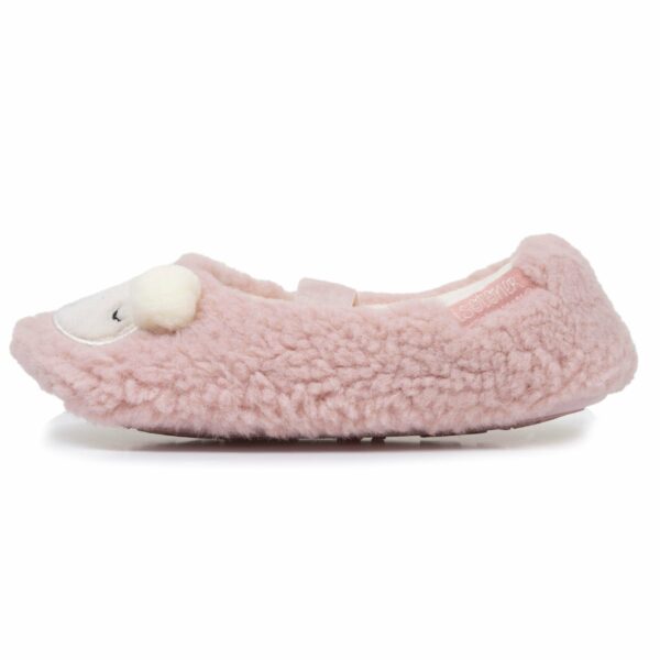 Isotoner - Chaussons ballerines Fille Mouton Blush – Image 2