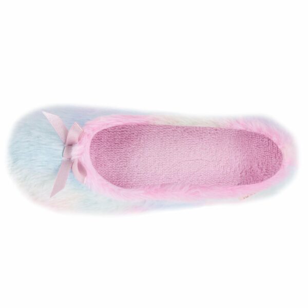 Isotoner - Chaussons ballerines Junior Multico Rose