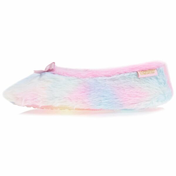 Isotoner - Chaussons ballerines Junior Multico Rose – Image 2