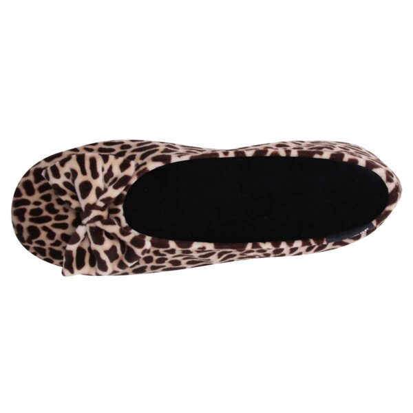 Isotoner - Chaussons ballerines Femme Noeud Girafe