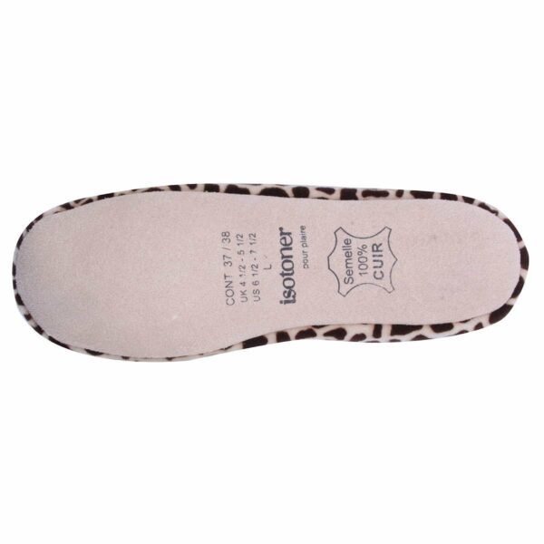Isotoner - Chaussons ballerines Femme Noeud Girafe – Image 3