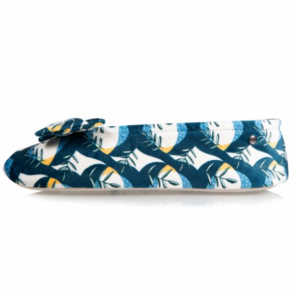 Isotoner - Chaussons ballerines Femme Grand Nœud Tropical – Image 3