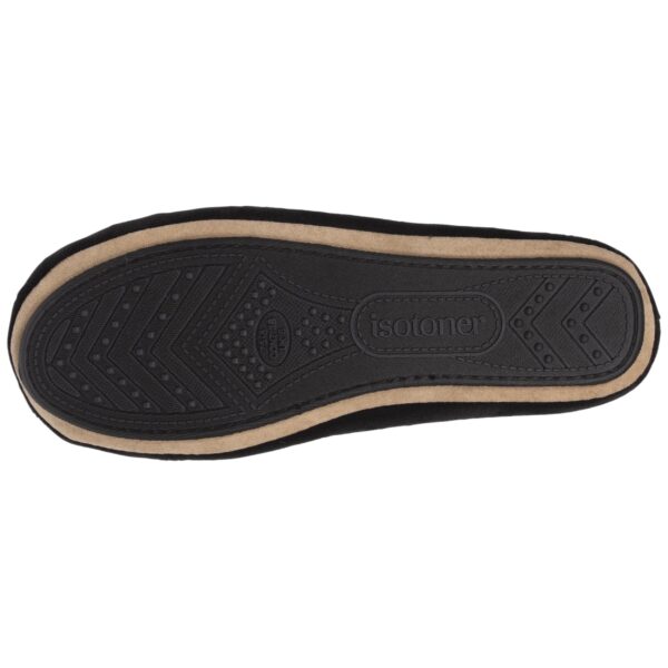 Isotoner - Chaussons ballerines Femme Nœud Tulle Noir – Image 3