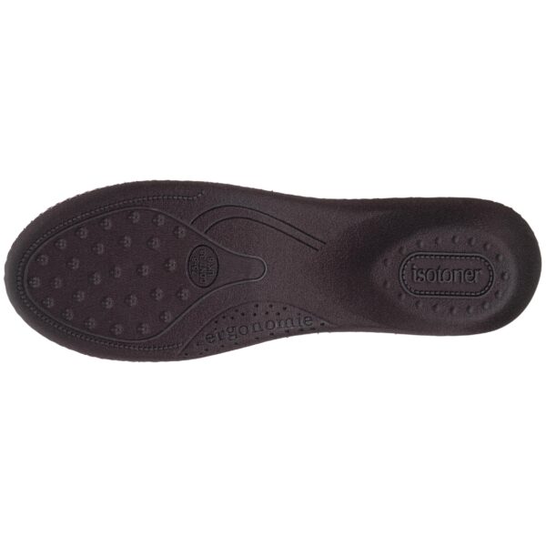Isotoner - Chaussons ballerines talon Femme  Gris Foncé rose – Image 3