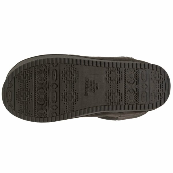 Isotoner - Chaussons botillons cuir Femme Kaki – Image 3