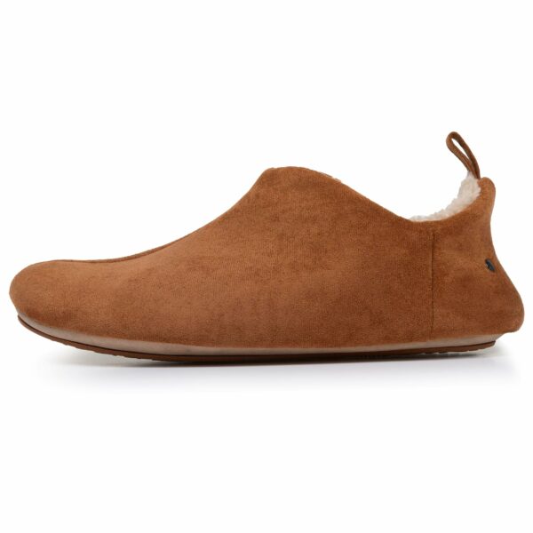 Isotoner - Chaussons botillons bas Homme Camel – Image 2