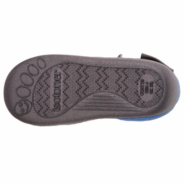 Isotoner - Chaussons bottillons zip Bébé Foot Gris – Image 3