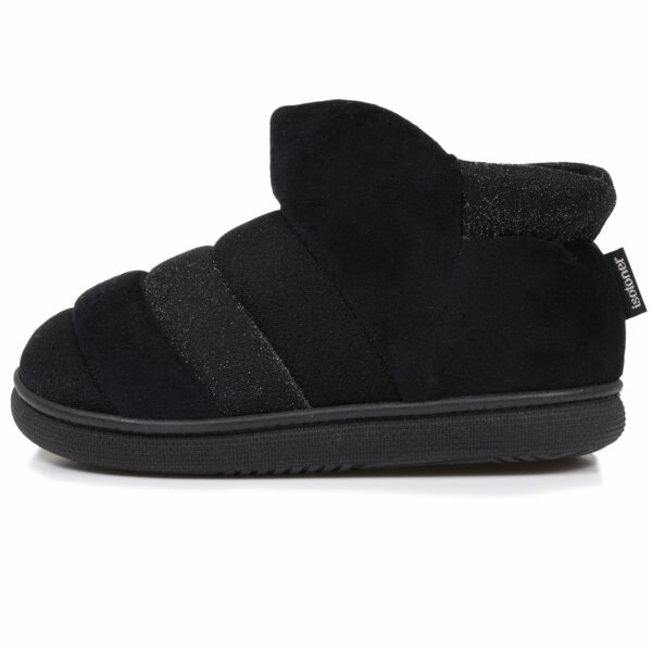 Isotoner - Chaussons bottillons Femme BLOUP Noir – Image 2