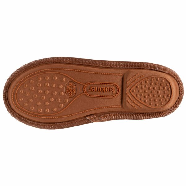 Isotoner - Chaussons bottillons Femme suédine Camel – Image 3