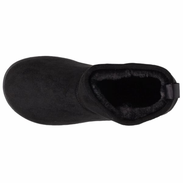 Isotoner - Chaussons bottillons Femme suédine Noir