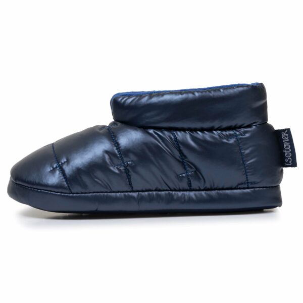Isotoner - Chaussons bottillons Garçon Bleu métallisé – Image 2