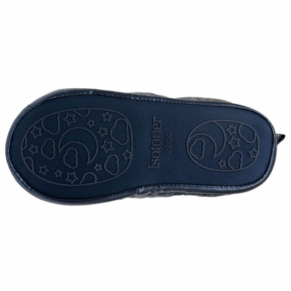 Isotoner - Chaussons bottillons Garçon Bleu métallisé – Image 3