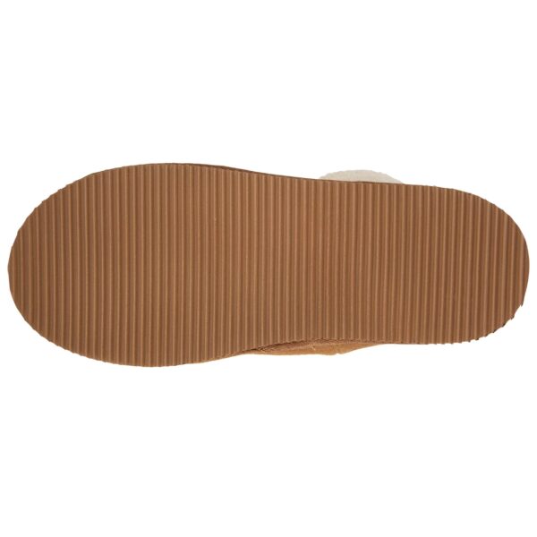 Isotoner - Chaussons bottillons fourrés Femme Camel – Image 3