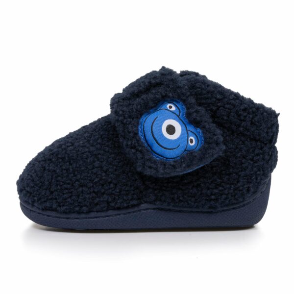Isotoner - Chaussons bottillons scratch Bébé Marine monstre – Image 2
