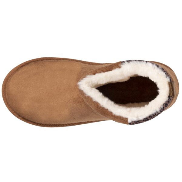 Isotoner - Chaussons bottillons Femme Camel
