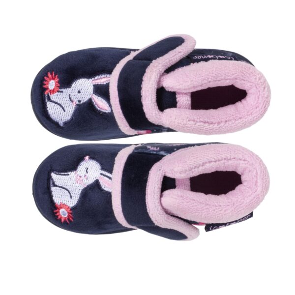 Isotoner - Chaussons bottillons scratch Bébé Lapin