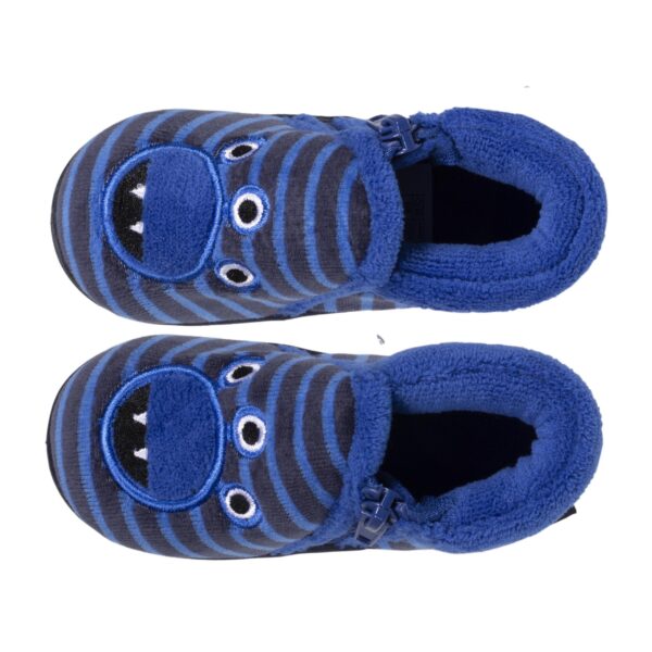 Isotoner - Chaussons bottillons zip Bébé Monstre